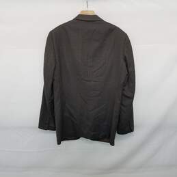 Men's Yves Laurent Brown Wool Suit Jacket Size 48 alternative image