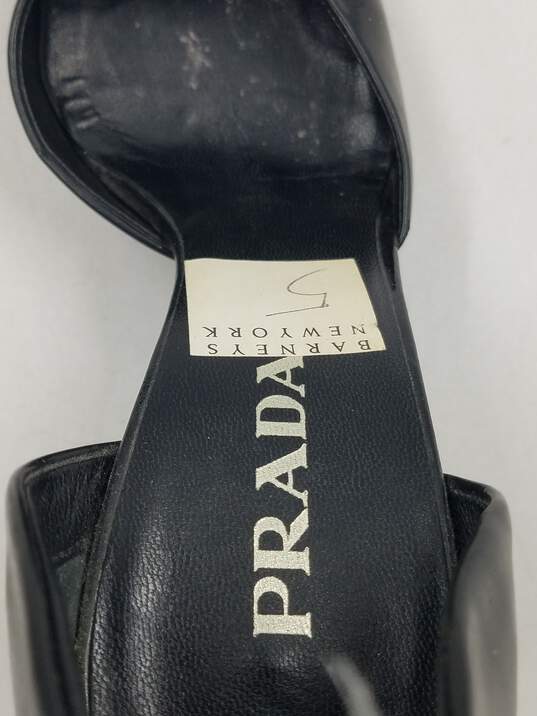 Authentic Prada Black Patent Pumps W 5 image number 8