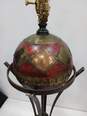 Pair Of Vintage Metal Neoclassical Globe Table Lamps image number 4