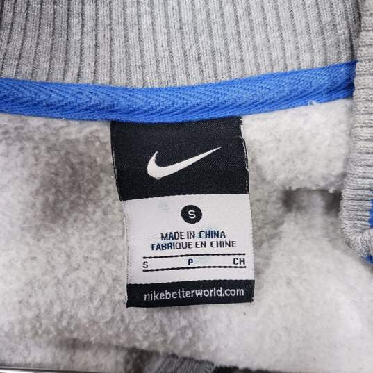 Men's Nike Boise State Grey Zip Up Jacket Size S image number 3