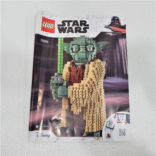 Lego Star Wars 75255 Yoda Building Set Open Box Partially Built & Sealed Bags image number 3