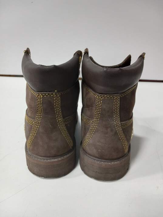Timberlands Women's Brown Nubuck Boots Size 5.5 image number 4