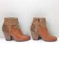 Women's Brown Ankle Boots Size 10 image number 2