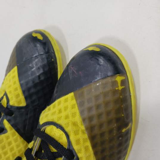 adidas Mat Wizard 4 Men's Wrestling Shoes, Yellow/Black, Size 11