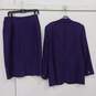 Pendleton Purple Wool 2pc Skirt Suit Women's Size 10 image number 3