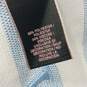 2PC Victoria Secret Blue & White Striped Pattern Beach Blanket One Size NWT image number 4
