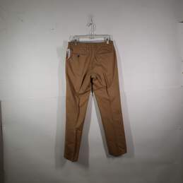 Mens Regular Fit Flat Front Slash Pockets Straight Leg Dress Pants Size 32X34 alternative image