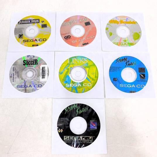 7ct Sega CD Disc Only Games image number 1