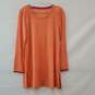 Eileen Fisher Orange 100% Linen Long Sleeve Tunic Top image number 1