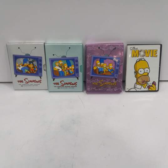 4pc Set of The Simpsons DVD’s image number 1