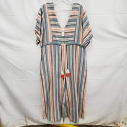 NWT Anthropologie The Odells WM's Monroe Striped Jumpsuit Size L