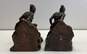Native American Bronze Bookends Sculpture Marked C. Vieth image number 3