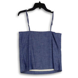 NWT Womens Blue Sleeveless Spaghetti Strap Pullover Camisole Top Size 6 alternative image