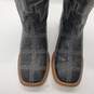 Tin Haul Co. Men's Rope Burn Black Leather Square Toe Cowboy Boots Size 10.5D image number 4