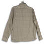 NWT Womens Tan Check Spread Collar Long Sleeve Button-Up Shirt Size M image number 2