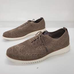 Cole Haan 2.ZEROGRAND Sitchlite Brown Knit Oxford Shoes Size 14M alternative image