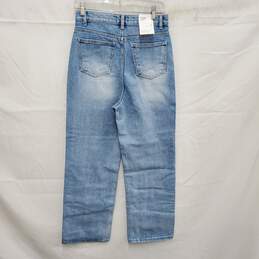 NWT I'm Here Denim WM's Blue Wash Straight Jeans Size S 26 x 27 alternative image