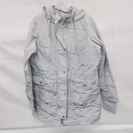 Athletic Works Light Gray Camo Rain Jacket Size L