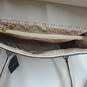 London Fog White Leather Maille Tote Bag NWT image number 8