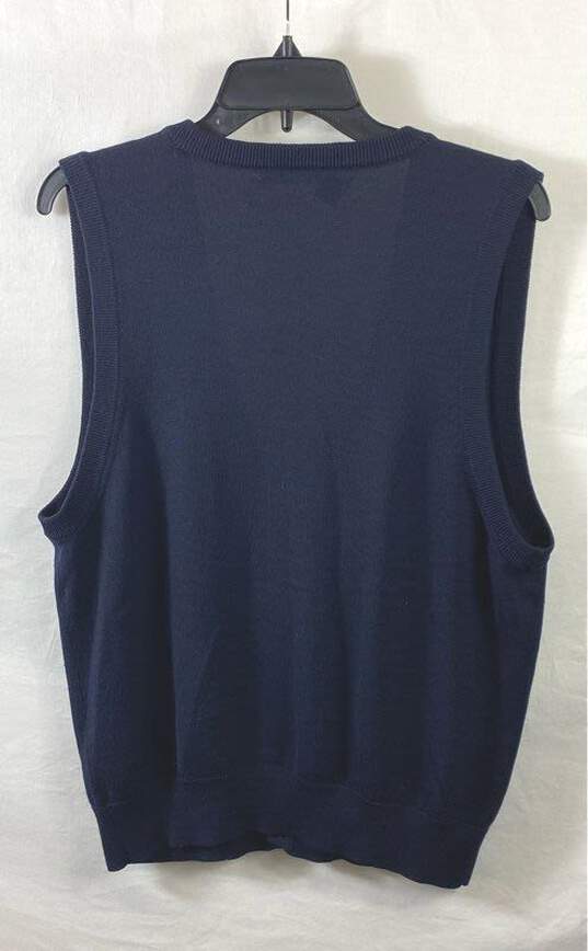 Giorgio Armani Blue Sweater Vest - Size Small image number 2
