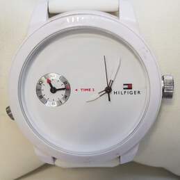 Tommy Hilfiger 42mm Men's Cool Sport White Silicone Watch 52.0g alternative image
