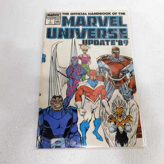 Marvel Copper Age Official Handbook of the Marvel Universe Comic Lot image number 7