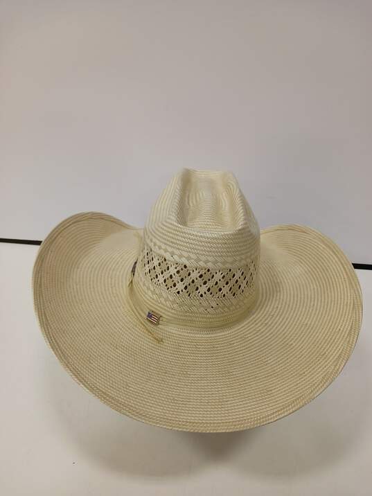 Men's Cream American Cowboy Hat image number 1