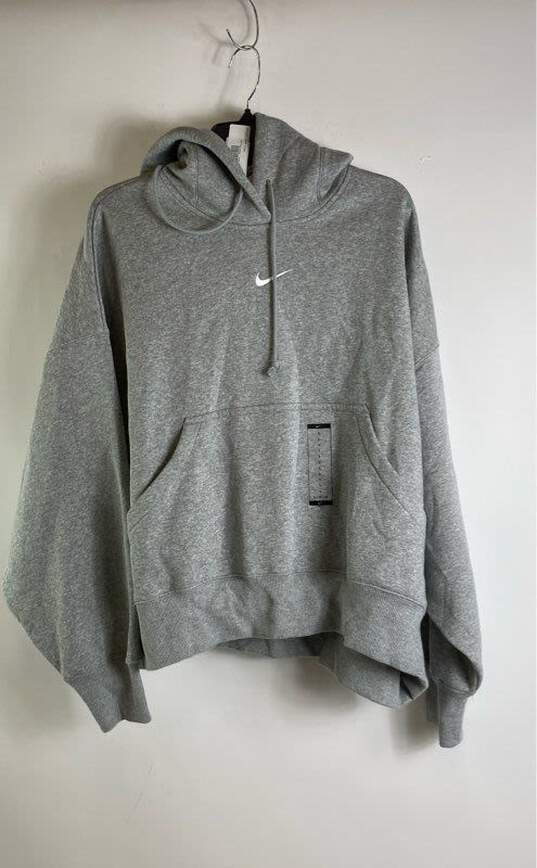 Nike Gray hoodie - Size Large image number 1