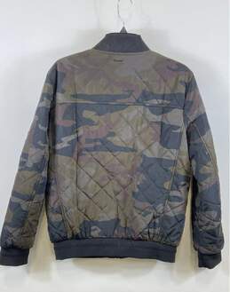 Calvin Klein Mens Multicolor Camouflage Quilted Full-Zip Bomber Jacket Size S alternative image