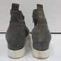 Steve Madden Women's Gray Suede Heeled Sneakers Size 8.5 image number 4