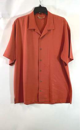 Tommy Bahama Orange Shirt - Size Large