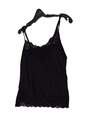 Womens Black Sleeveless Casual Pullover Tank Top Size Medium image number 3