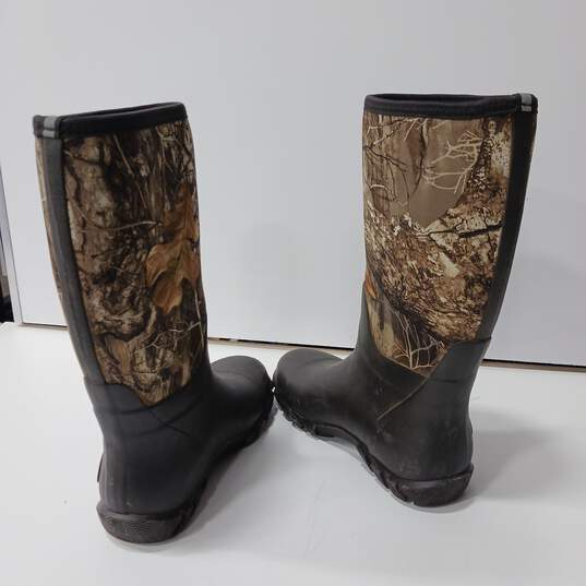 Realtree Edge Habit Camo Waterproof Boots Size 10 image number 3