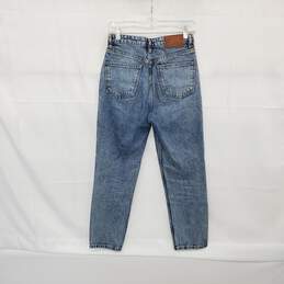 Zara Blue Acid Wash High Rise Jeans WM Size 4 alternative image