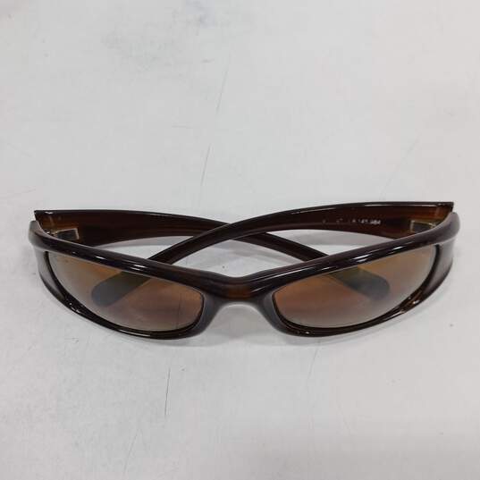 Maui Jim Sunglasses In Brown Leather Case image number 4