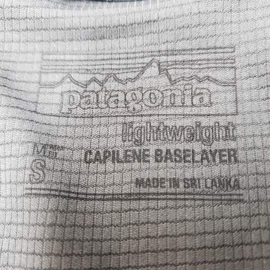 Patagonia Lightweight Gray Capilene Baselayer Shirt Men's SM image number 3