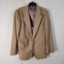 Norick & Co Men Brown Suit Jacket Sz 44