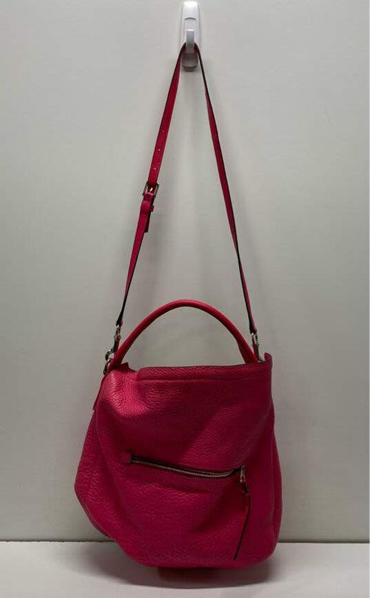 COACH 31623 Bleecker Sullivan Pink Pebbled Leather Shoulder Tote Bag image number 2
