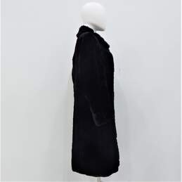 Vintage Bishop's Womens Black Shaved Fur Full Length Coat alternative image