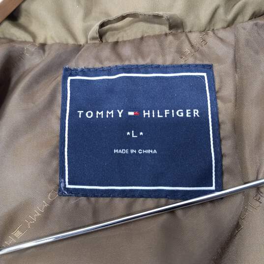 Tommy Hilfiger Green Parka/Winter Coat Size L image number 2