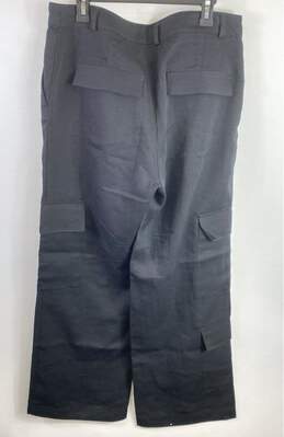 H & M Women Black Cargo Pants Sz 14 alternative image
