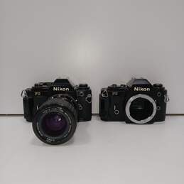 Vintage Pair of Nikon FG Film Cameras alternative image