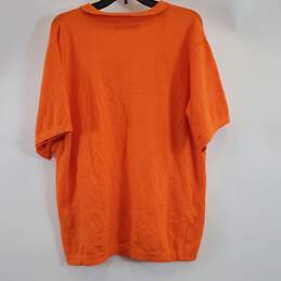 Fashion Nova Men Neon Orange Short Sleeve L NWT alternative image
