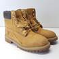 Timberland 12909 Premium 6 Inch Wheat Nubuck Boots Men's Size 6M image number 3