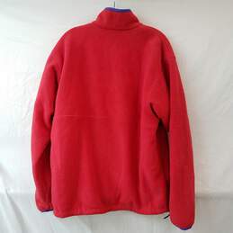 Patagonia Pink Pullover Fleece Reversible Jacket Women's XL alternative image