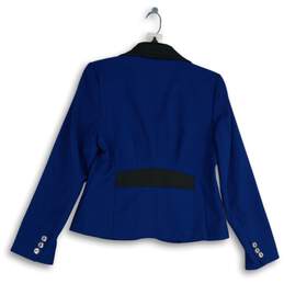 NWT 7th Avenue Design Studio NY&C Womens Blue Two Button Blazer Size 6 alternative image