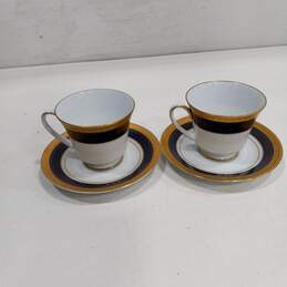 Set of Noritake 'Legendary' Cups/Saucers