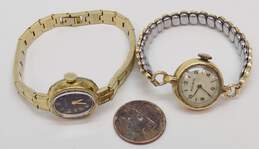 2 - VNTG Women's Bulova Gold Tone Analog Mechanical Watches alternative image