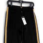 NWT Womens Black Elastic Waist Straight Leg Pull-On Sweatpants Size XS image number 3