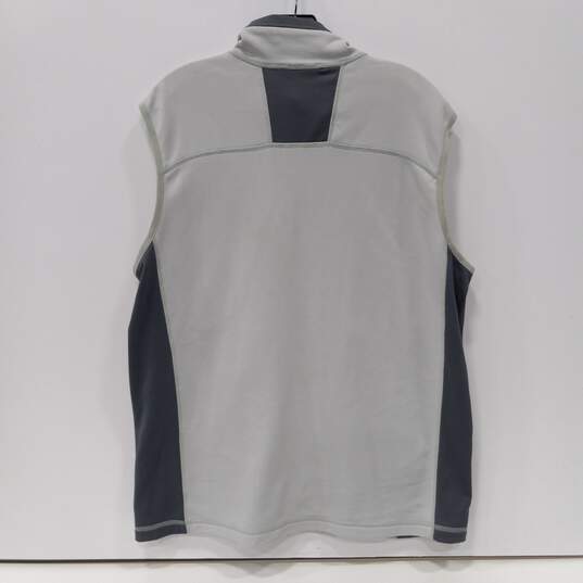 The North Face Concavo Men's Light Gray Full Zip Vest Vest Size L image number 2